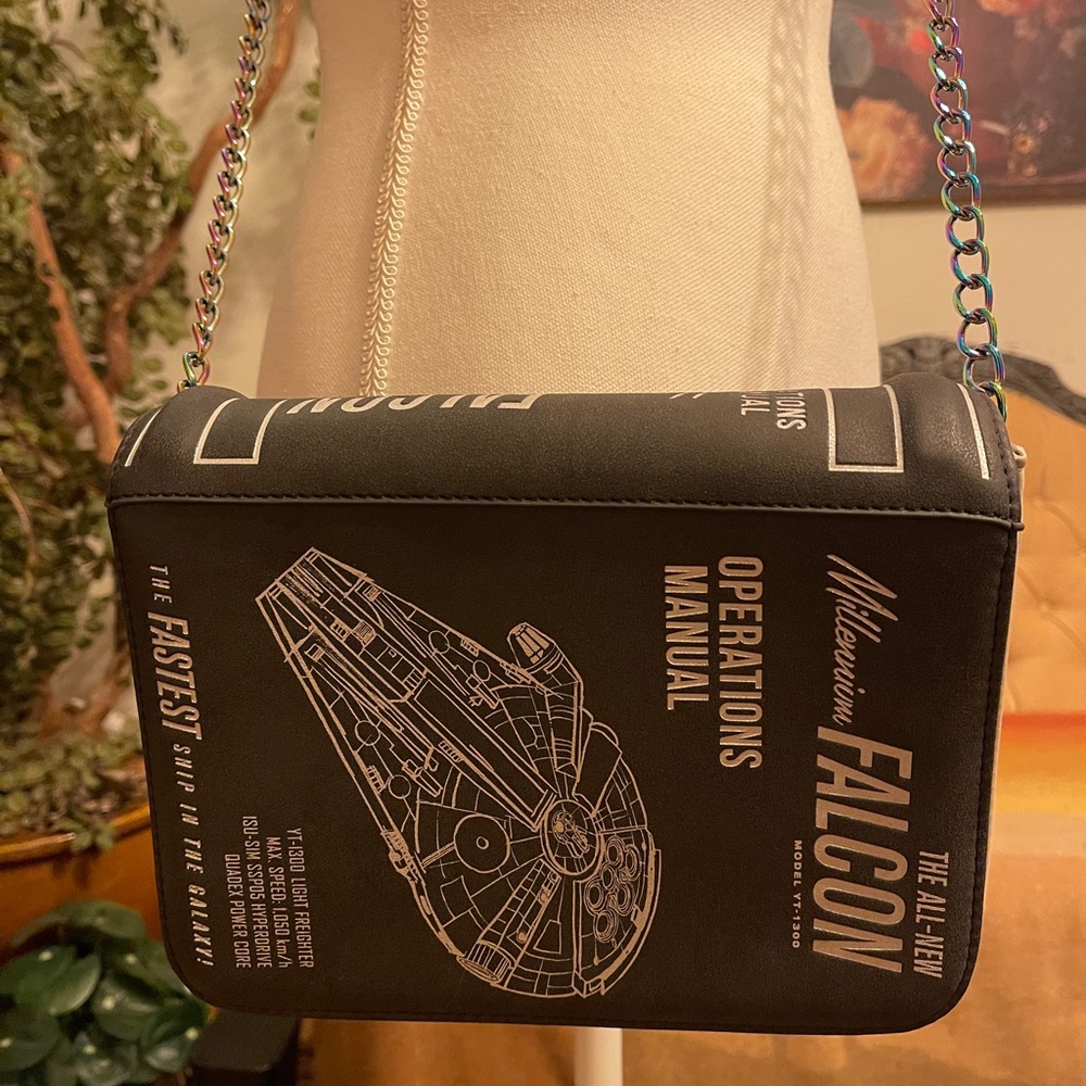 Star Wars Millennium Falcon manual book purse